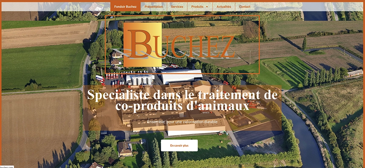 Nouveau site internet Buchez Estaires - Valorisation et transformation des coproduits animaux